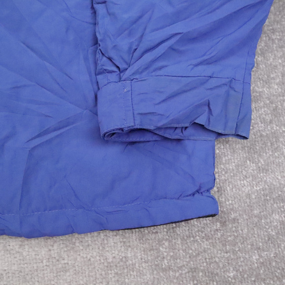 Vintage Imported Labatt Blue Hockey Small Blue Long Sleeve Zip Snap Jacket - Picture 14 of 16